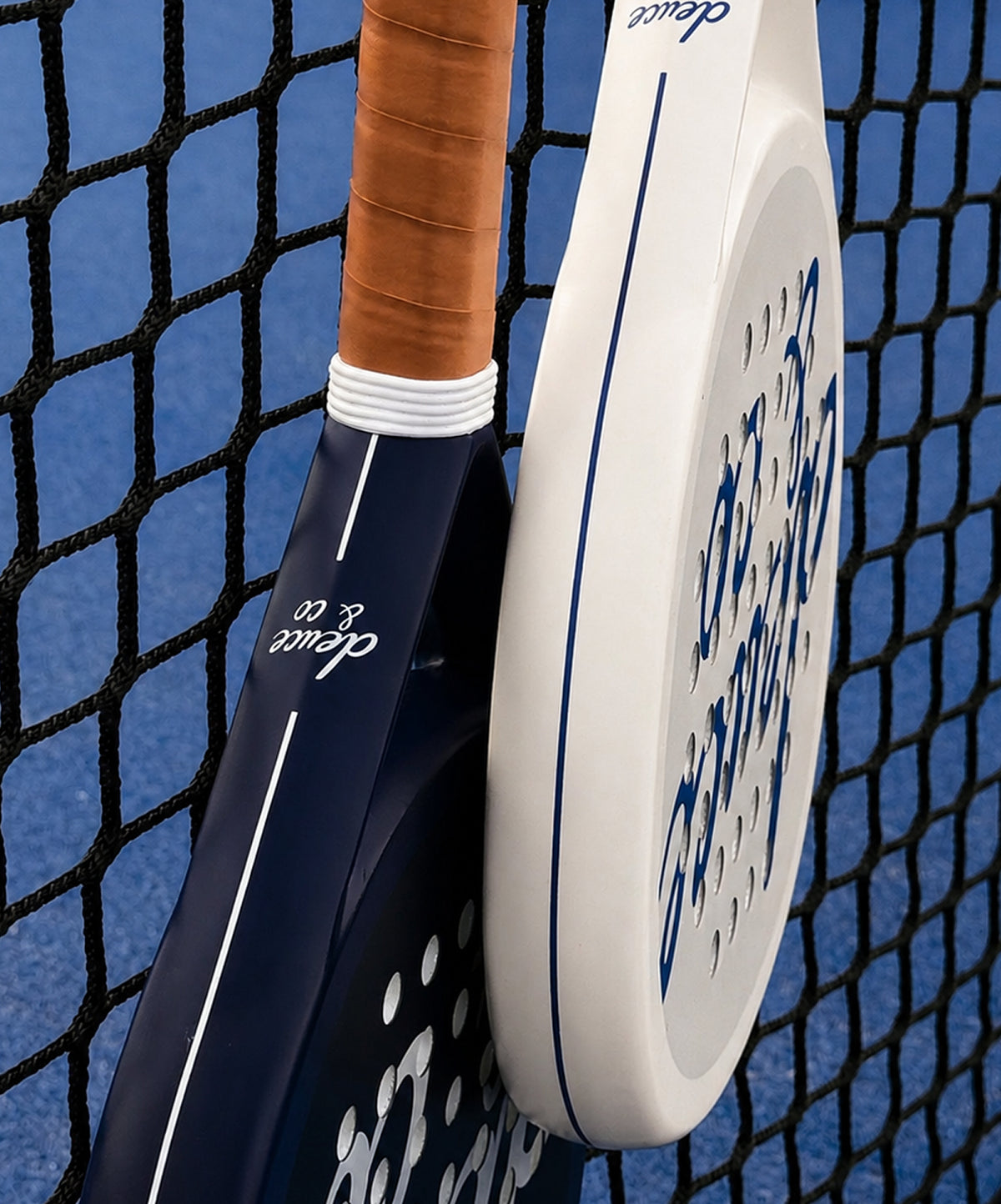 Prima Midnight racket, on court