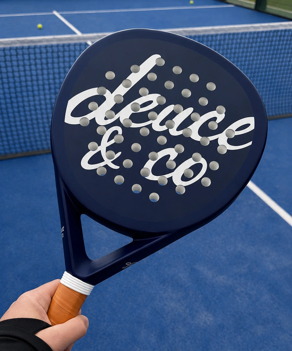 Prima Midnight racket, in hand